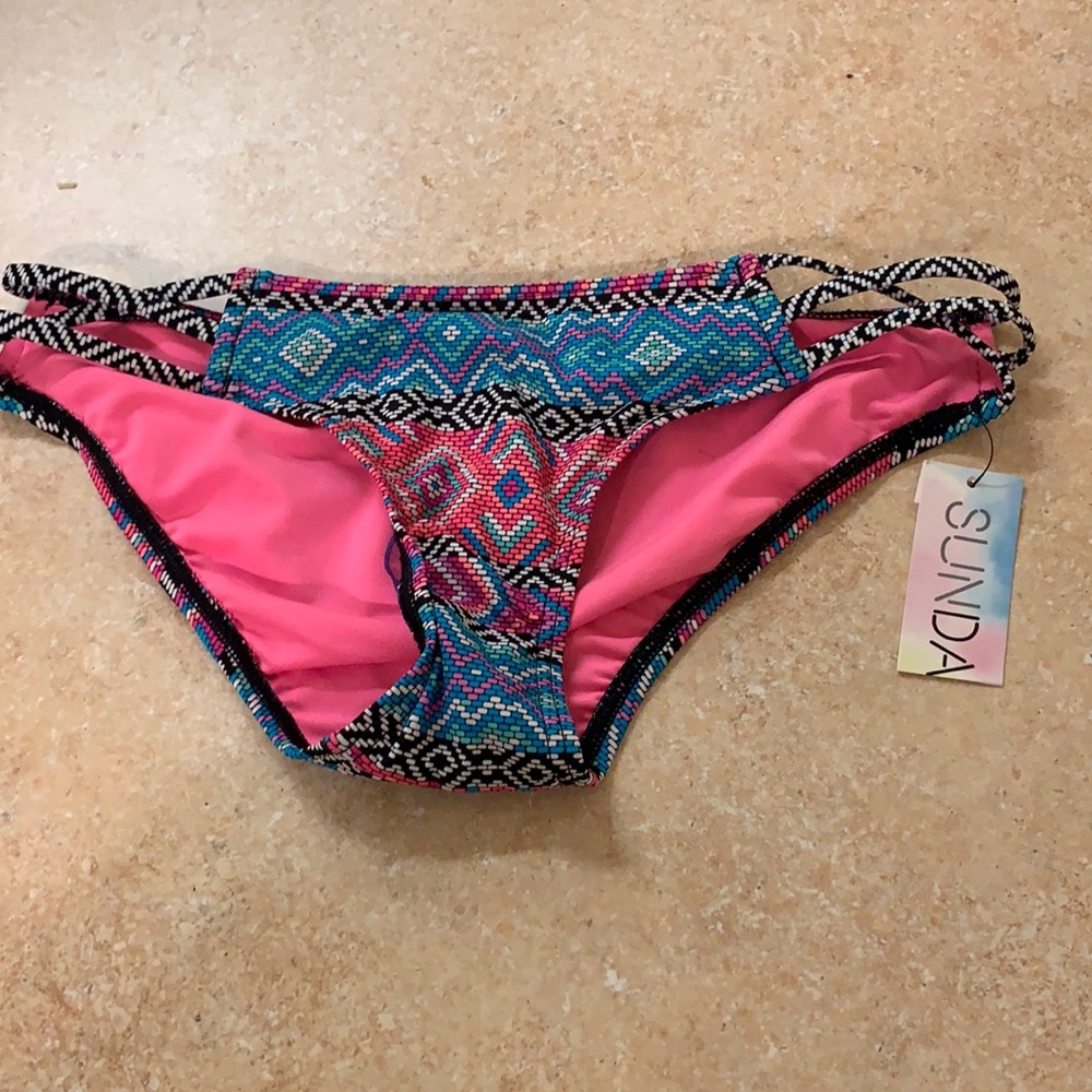 NEW XS Pretty Hipster Bikini Bottom